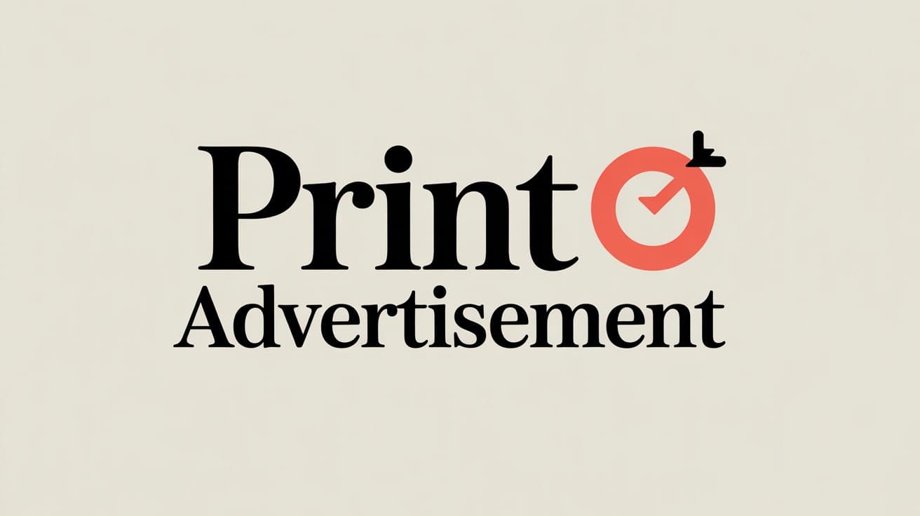 Print Advertisement banner